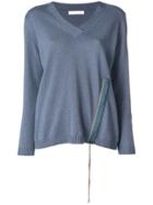 Fabiana Filippi Zipped Sweater - Blue