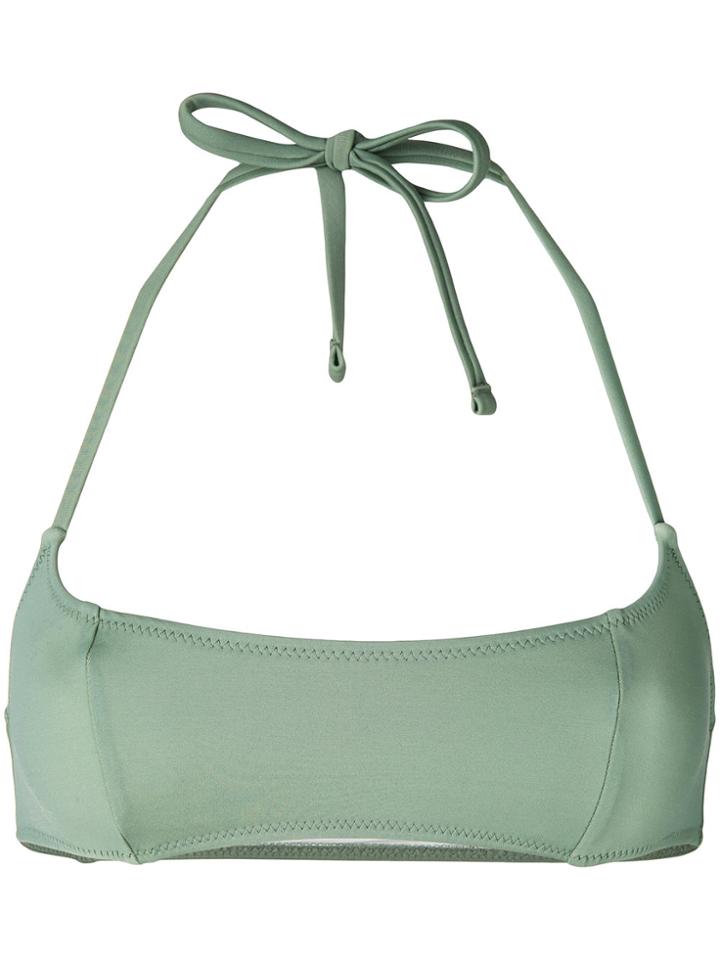Solid & Striped The Jessica Bikini Top - Green