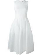 Simone Rocha Cloque Sleeveless Midi Dress