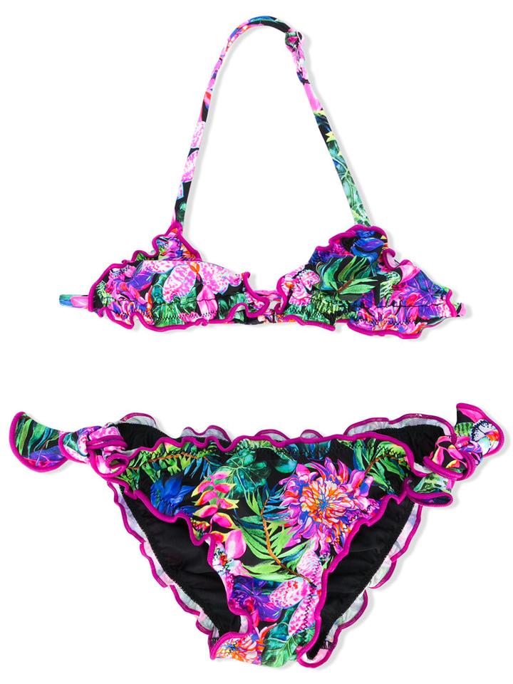 Mc2 Saint Barth Kids - Frou Frou Cris Bikini - Kids - Polyamide/spandex/elastane - 6 Yrs