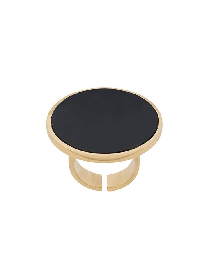 Isabel Marant Circle Stone Ring - Black