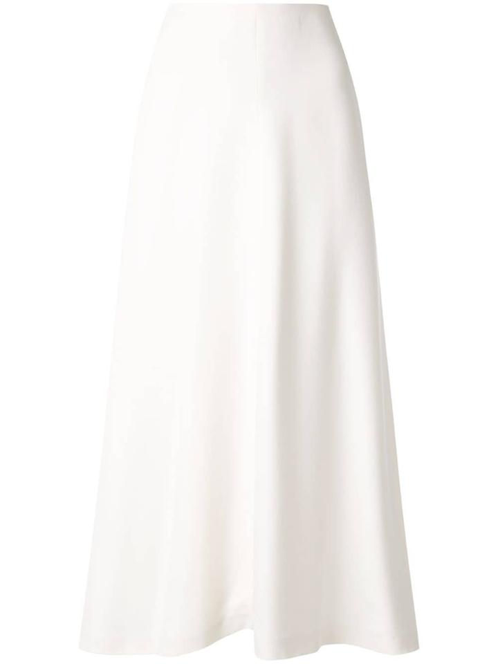 The Row High-waisted Midi Skirt - White