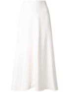The Row High-waisted Midi Skirt - White