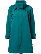 Muveil Frill Trim Parka, Women's, Size: 38, Green, Nylon