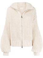 Zadig & Voltaire Aline Zip-up Cardigan - Neutrals