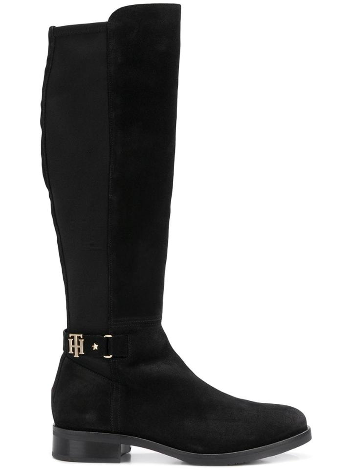 Tommy Hilfiger Tommy Hilfiger Fw0fw03065990 990 Calf Suede - Black