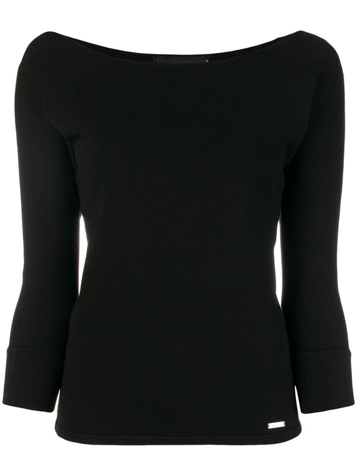 Dsquared2 Boat Neck Jumper - Black