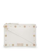 Versace Jeans Couture Small Embellished Shoulder Bag - White