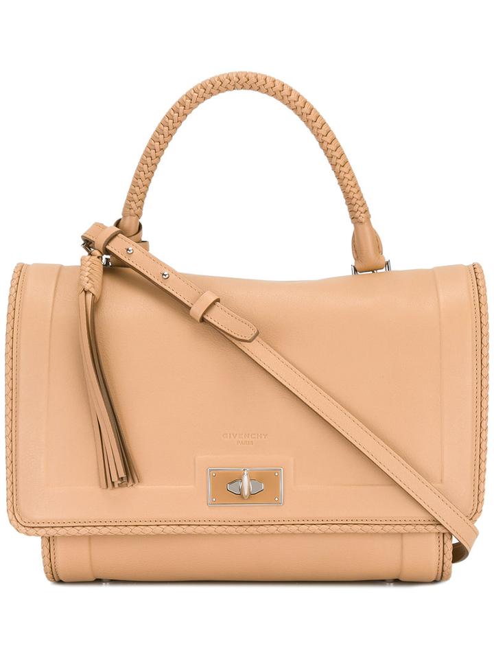 Givenchy Woven Design Tote Bag, Women's, Brown, Calf Leather