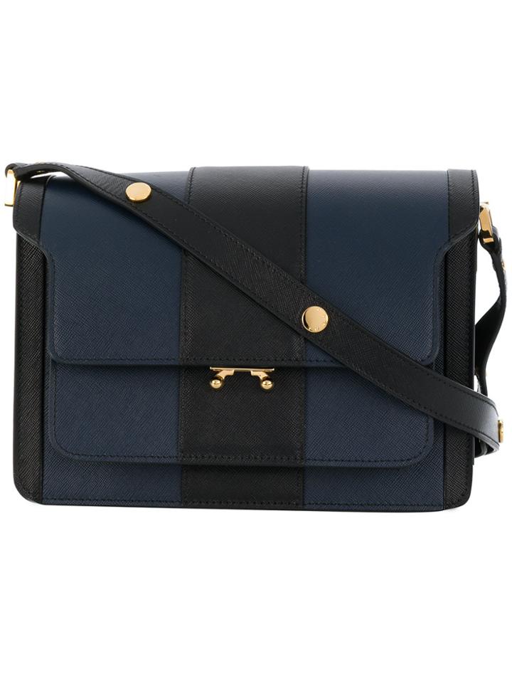 Marni Medium Trunk Shoulder Bag - Blue