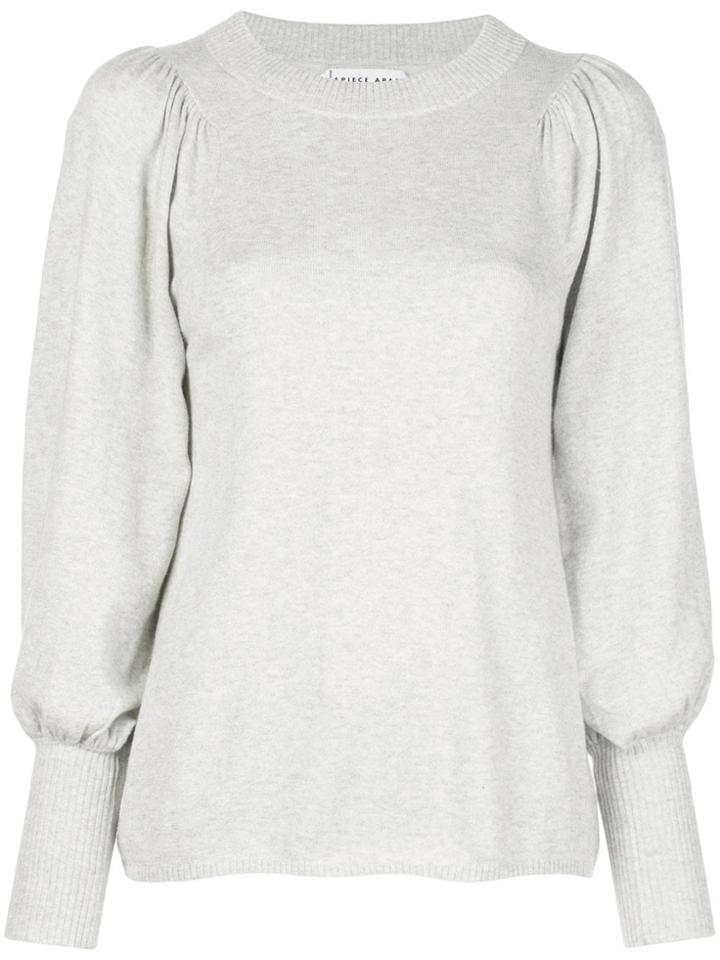 Apiece Apart Dewi Puffed-sleeve Jumper - Grey