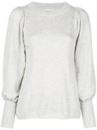 Apiece Apart Dewi Puffed-sleeve Jumper - Grey