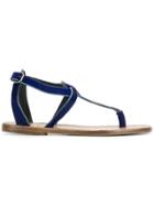 Silvano Sassetti T-bar Strap Sandals - Blue