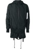 Stampd Contrast Panel Zip Up Hooded Sport Jacket