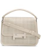 Tod's Double T Small Satchel - Nude & Neutrals