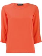 Gianluca Capannolo 3/4 Sleeve Blouse - Orange