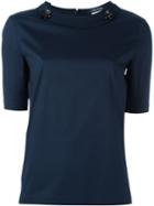 's Max Mara Embellished Neck Blouse