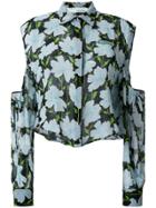Off-white Cropped Shirt - Multicolour