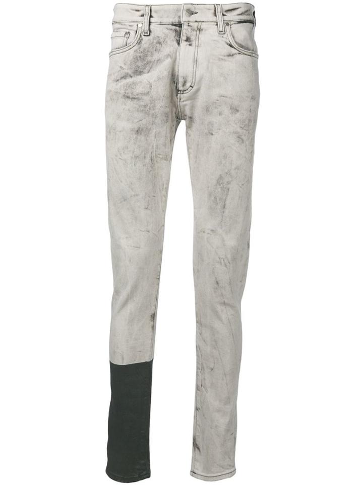 Represent Bleached Wash Jeans - Grey