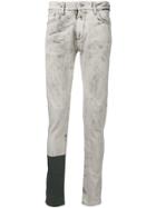 Represent Bleached Wash Jeans - Grey