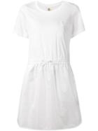 Muveil Drawstring Dress, Size: 38, White, Cotton/polyester