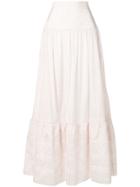 Calvin Klein 205w39nyc Checked Maxi Skirt - Pink