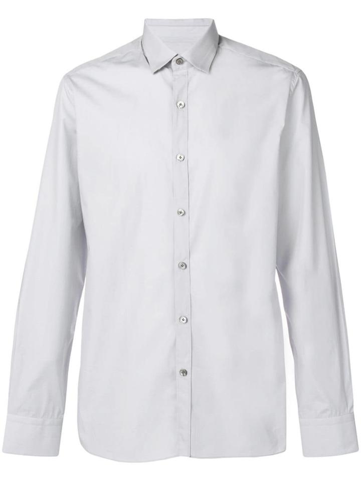 Lanvin Cutaway Collar Shirt - Grey