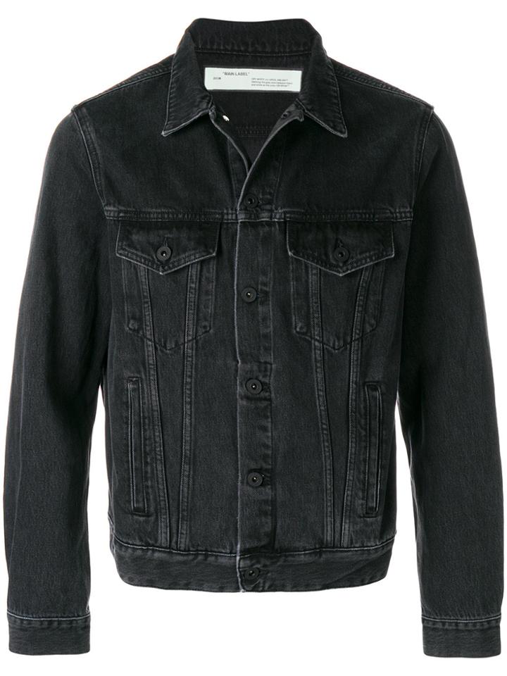 Off-white Fire Tape Arrows Jacket - Black
