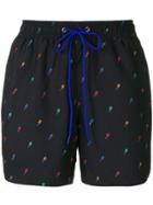 Paul Smith Ice Lolly Embroidery Swim Shorts - Black