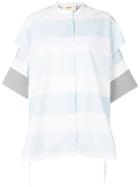 Ports 1961 Check And Stripe Detail Shirt - White