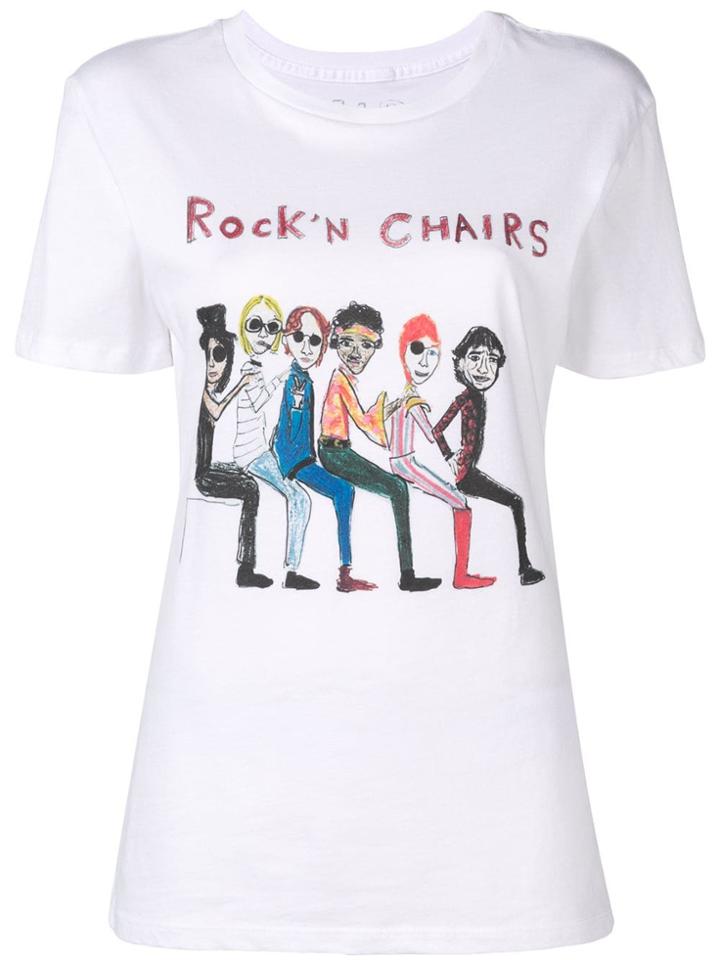 Unfortunate Portrait Rock'n Chairs T-shirt - White