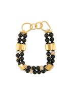 Lizzie Fortunato Jewels Reflection Beaded Necklace - Black