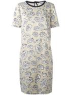 Essentiel Antwerp Floral T-shirt Dress, Women's, Size: 38, Nude/neutrals, Polyester/viscose