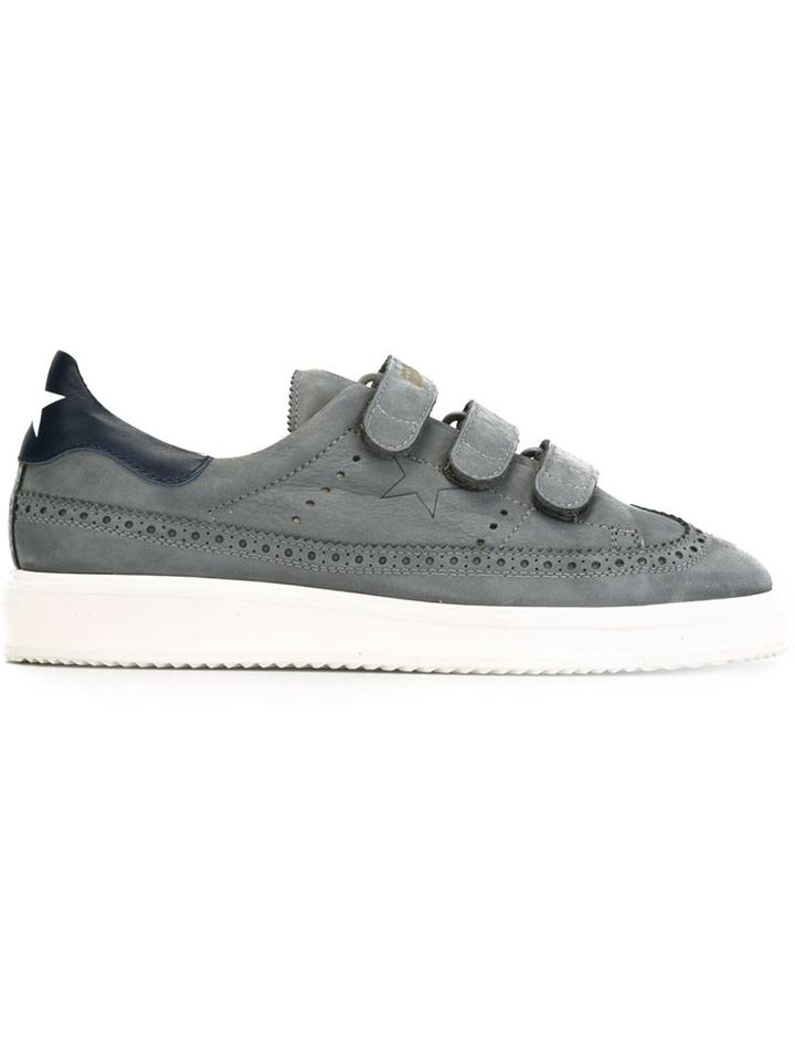 Golden Goose Deluxe Brand Records Sneakers, Men's, Size: 44, Grey, Suede/leather/rubber