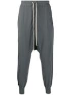 Rick Owens Drkshdw Drop-crotch Drawstring Trousers - Grey