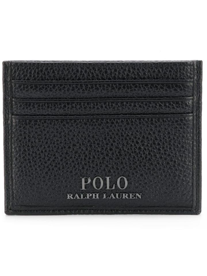Polo Ralph Lauren Front Logo Card Holder - Black