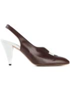 Fendi Vintage Sling Back Pumps