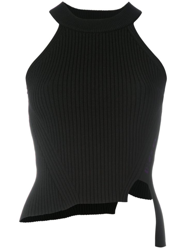Diesel Knitted Halterneck Top - Black