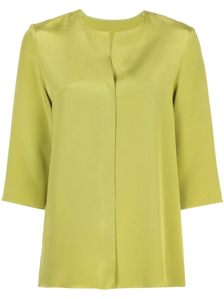 Peter Cohen Loose Fit Blouse - Green