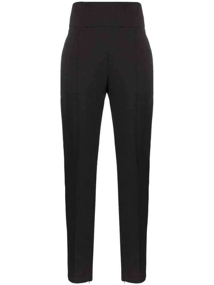 Alexandre Vauthier High-waisted Tuxedo Trousers - Black