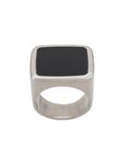 Givenchy Square Signet Ring - Black