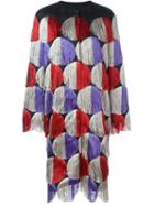 Marco De Vincenzo Fringed Dot Coat