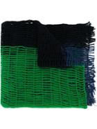 Paul Smith Colour Block Scarf, Men's, Blue, Cotton