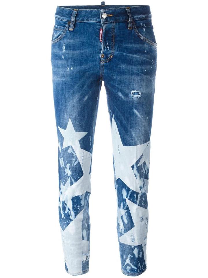 Cool Girl Big Star Jeans, Size: 40, Blue, Cotton/spandex/elastane, Dsquared2