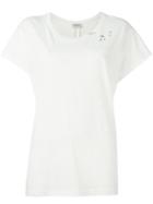 Saint Laurent Music Note Printed T-shirt, Women's, Size: Xs, White, Cotton