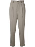 En Route - Cropped Trousers - Women - Polyester - 0, Nude/neutrals, Polyester