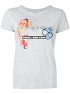 Kenzo Logo Print T-shirt, Women's, Size: Xs, Grey, Cotton