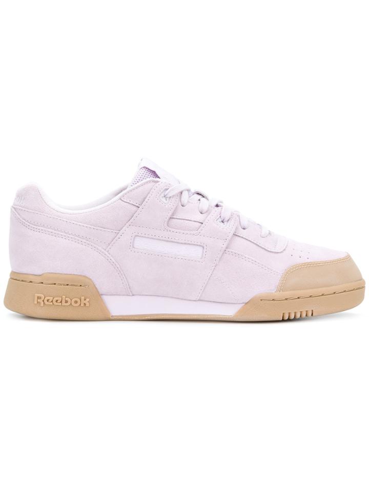 Reebok Workout Plus Sneakers - Pink & Purple