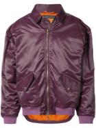 Y / Project Oversized Bomber Jacket - Pink & Purple