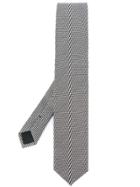 Tom Ford Textured Pointed Tip Tie - Grey